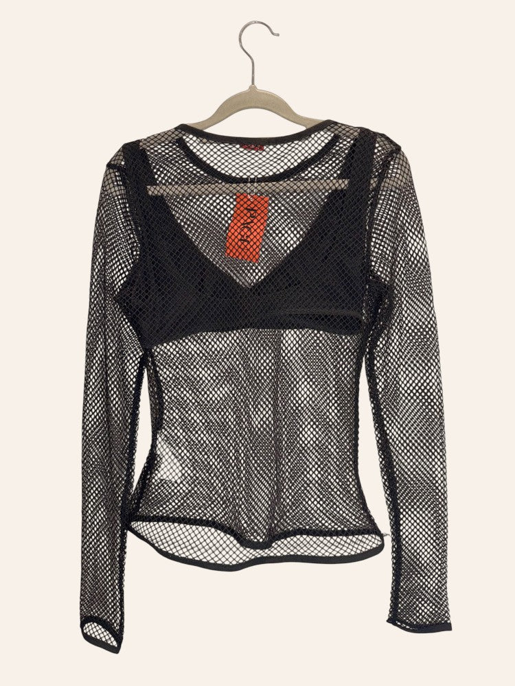 Blusa de Tela Manga Longa Geovana