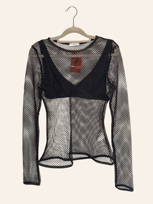 Blusa de Tela Manga Longa Geovana