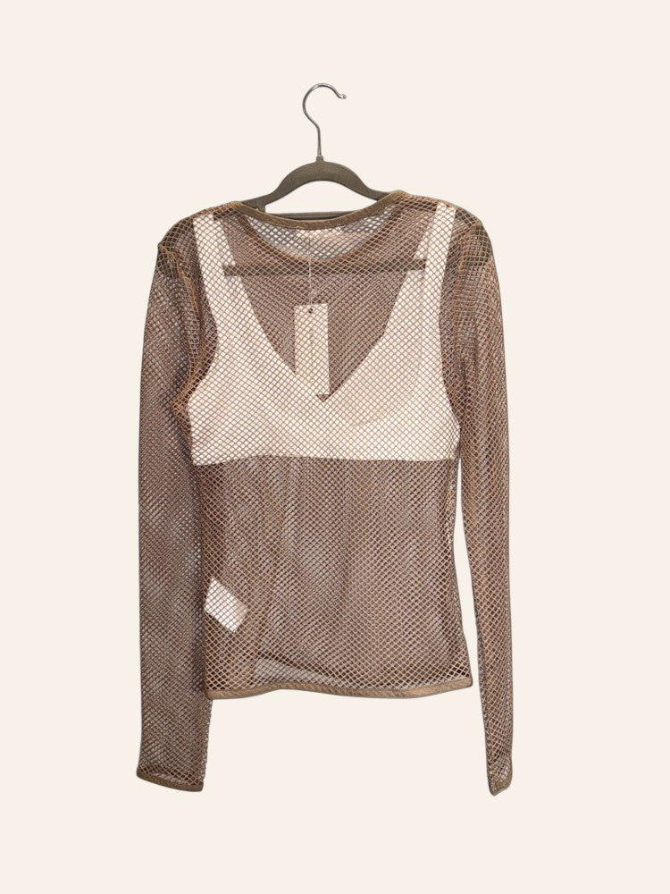 Blusa de Tela Manga Longa Geovana