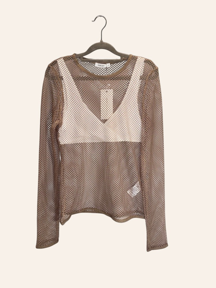 Blusa de Tela Manga Longa Geovana