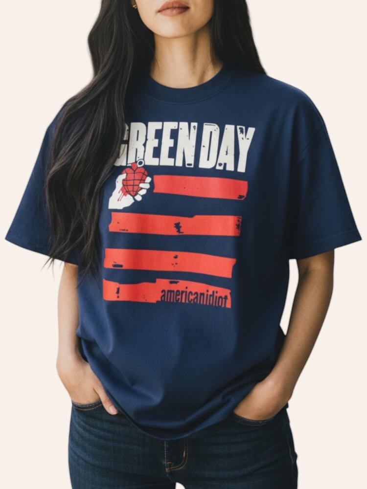 Camiseta American Idiot Green Day