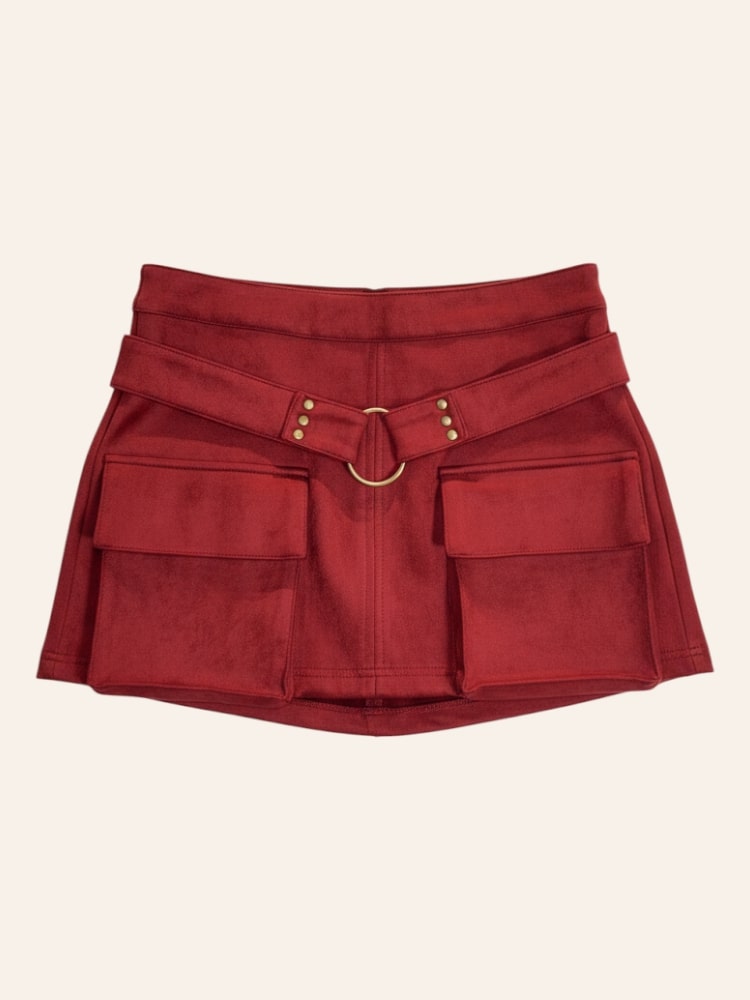 Short Saia Veludo