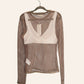 Blusa de Tela Manga Longa Geovana