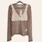 Blusa de Tela Manga Longa Geovana